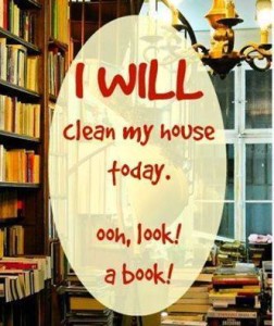 6d clean my house--oh a book!